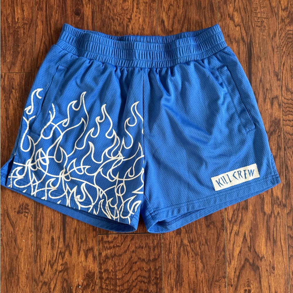 Kill Crew Blue Flame Shorts